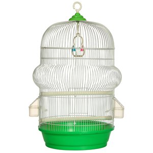 Sıcak Satış Yeni Sanat Demir Orta Kuş Kafesi Klasik Yuvarlak Kuş Kafesi - Product Image 2