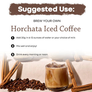 OEM keto anında arabica kahve doğal vanilya tarçın tozu Horchata buzlu kahve - Product Image 2