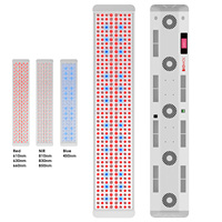 Panneau de luminothérapie infrarouge à lumière rouge, à commande vocale et écran tactile, pour le corps entier, livraison gratuite depuis l'entrepôt américain, idéal pour les spas et salons.