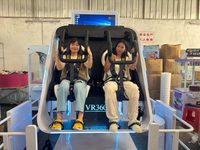 Nouvel équipement de réalité virtuelle, chaise VR, réalité virtuelle 9D, 360° °   Machine de jeu VR rotative pour centre d'amusement