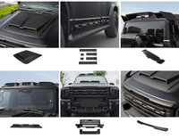 Pièces d'amélioration de voiture Accessoires Grille avant Jupes latérales Plaque de couverture de moteur Spoiler Kit de carrosserie pour Jetour T2 City Hunter