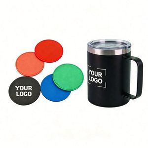 Posavasos de Silicona Personalizados al por Mayor con Logotipo, Antideslizantes, para Tazas y Bebidas, para Restaurantes, Hoteles, Bares, Regalos Promocionales y Empresariales - Product Image 1