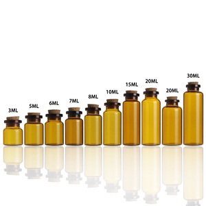 3ml 5ml 6ml 7ml 8ml 10ml 15ml 20ml 30ml Glass Vial <strong>Bottle</strong> <strong>Cork</strong>, Mini Glass <strong>Bottles</strong> and Wooden <strong>Cork</strong> Wholesale - Product Image 2