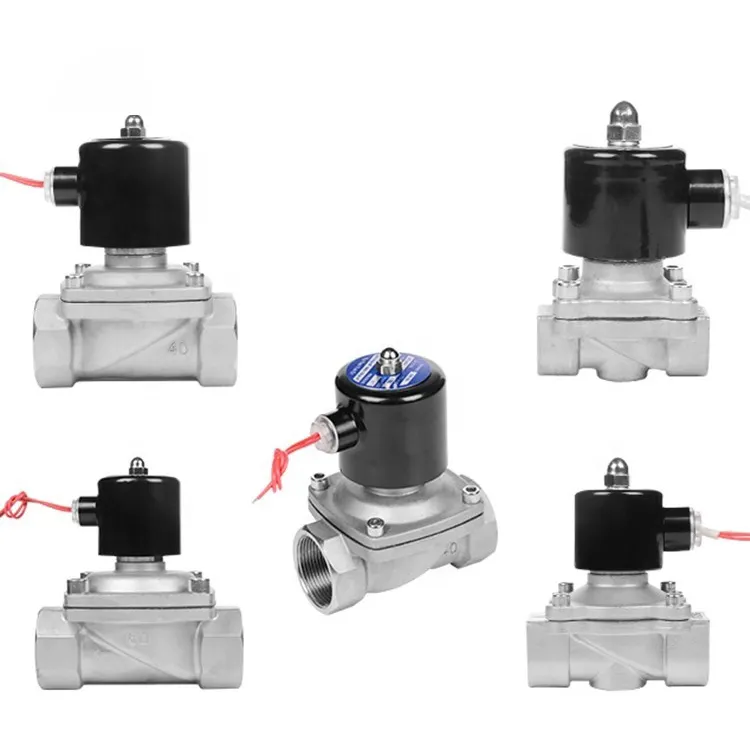 Factory direct sale 2.5 inch 304 stainless steel normally closed pressure control water pneumatic solenoid valve for water