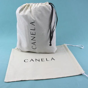 Chapeau en tissu de mousseline biologique Sac à main de luxe à cordon en coton personnalisé Sac à poussière recyclable pour cadeaux et sacs à main - Product Image 1