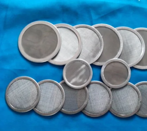 ที่กำหนดเองควา<span class=keywords><strong>ม</strong></span>แม่นยำสูงสแตนเลสขอบบรรจุลวดตาข่ายรอบแผ่นกรองหน้าจอ - Product Image 3