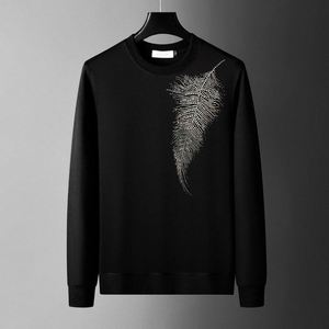 เสื้อฮู้ดไหมพรมเรียบแบบไม่มีลาย ประดับเพชรเทียม ข้อความ I Don't <span class=keywords><strong>Smoke</strong></span> สำหรับผู้ชายและผู้หญิง ไซส์พลัส รุ่น Hot - Product Image 6