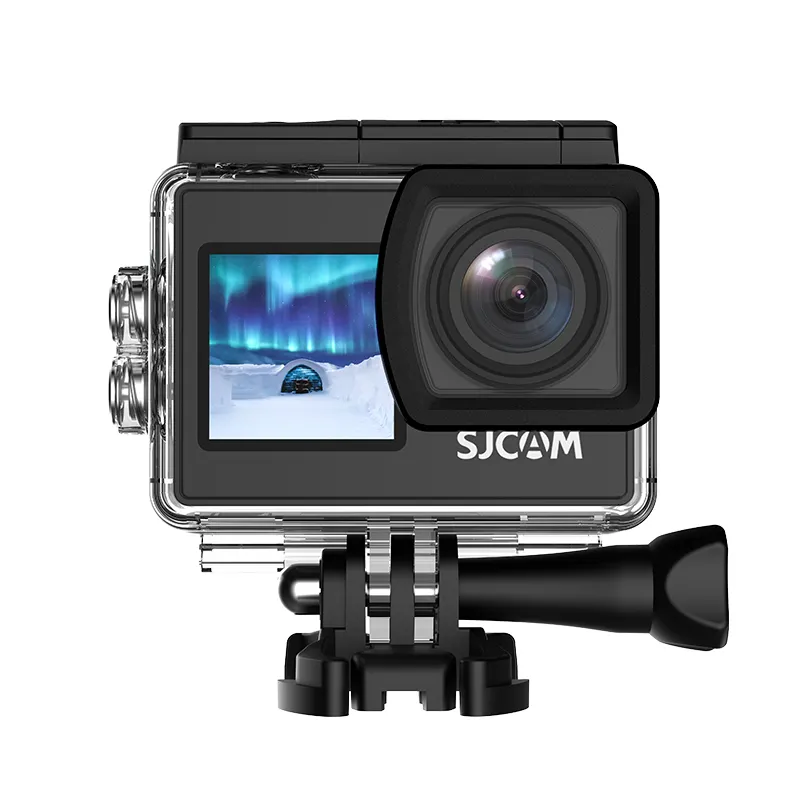 2023 New SJ4000 Dual Screen WiFi Action Camera, 2.4G APP Video Loop Recording Sport Cam Motion Detection, Car Mode