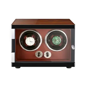 Fabriek Led Licht Sieraden Horloge Winder Roterende Houder Luxe Automatische Horloge Winder Horloge Winder