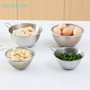 Scolapasta in Acciaio Inox, Ciotola Filtrante per Alimenti, Lavabile in Lavastoviglie, Contenitore per Bacche, Uso Domestico - Product Image 5
