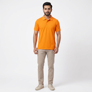 Chemises polo en coton pour hommes Logo personnalisé Chemises de golf Polo T-shirt pour hommes - Product Image 1