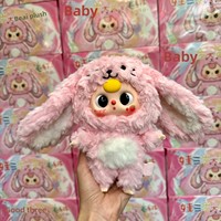 Babythree V3 Boîte Mystère en Peluche Authentique, Figurine Mignonne et Tendance pour Filles, Fabriquée en Chine, En Stock, Cadeau Idéal, Emballage en Boîte Colorée