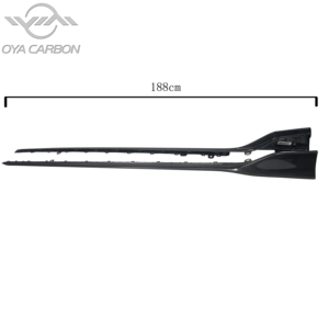 Jupes latérales en fibre de carbone 100% entièrement sèches personnalisées OEM et ODM (remplacement) pour Honda CIVIC Type R <span class=keywords><strong>2023</strong></span> - OYA CARBON - Product Image 5