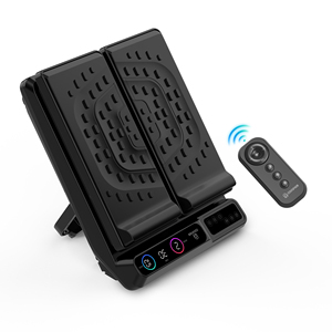 Slim Machine Vibration Heat Controlador de mano inalámbrico y panel de control 2 en 1 Masajeador de pies y pantorrillas - Product Image 1