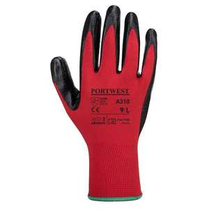 PORTWEST - A310R8RL Flexo Grip nitrile <b>red</b>/black <b>glove</b> - EAN 5036108261864 <b>GLOVES</b> - Product Image 2