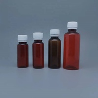 Factory Direct 60ml pour bouteille maigre en plastique transparent avec couvercle anti-enfant pour sirop contre la toux et autres médicaments