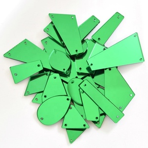 Nuevos Cristales Verdes para Coser, Gemas Acrílicas con Acabado de Espejo, Más de 37 Formas, Adhesivos Planos para Coser en Vestidos de Noche - Product Image 1