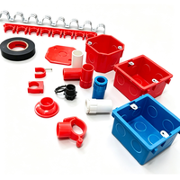 Collier de serrage carré pour conduit électrique en PVC, type 86, pour câblage 16/20/25/32 mm, ignifuge et résistant aux chocs