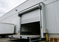 Porte à enroulement en aluminium anti-oxydation, design minimaliste, utilisation en supermarché, longue durée de vie, pour projets en zones côtières humides