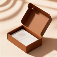 Boîte d'expédition en carton ondulé personnalisée et unique pour colis postaux, emballage de vêtements, colis d'expédition, boîte postale en carton ondulé pour cadeaux