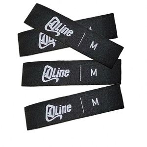 Étiquettes tissées personnalisées de haute qualité pour vêtements, en polyester, thermocollantes, pour chapeaux, fabriquées sur mesure - Product Image 1