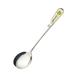 HeDouC Stainless Steel Spoon Set 304 Round Cartoon Portable Camping Utensil - Product Image 5