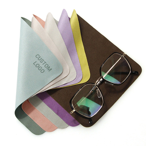 Panno in microfibra per la pulizia di orologi, fotocamere, lenti, schermi e <span class=keywords><strong>occhiali</strong></span> / Panno per la pulizia in seta bicolore a forma di isola per <span class=keywords><strong>occhiali</strong></span> - Product Image 1