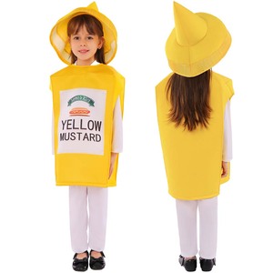 Costume d'Halloween unisexe saisons jaune <span class=keywords><strong>moutarde</strong></span> ketchup pour enfant FOEA-007 - Product Image 2