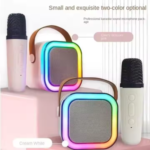 Altavoz K12 BT, Mini Micrófono de Karaoke Portátil Inalámbrico BT, Máquina Todo <span class=keywords><strong>en</strong></span> Uno para Cantar Karaoke, Sistema de Karaoke para el Hogar - Product Image 4