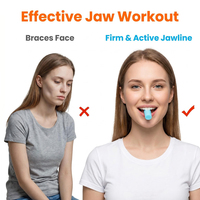 OEM ODM Chewies en silicone souple pour aligneurs avec étui portable, saveurs menthe et fraise, pour aligneurs orthodontiques, vente en gros