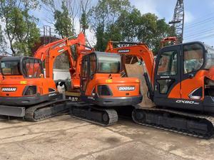Precio bajo Excavadora Doosan DX60 Importada con embalaje original 6 toneladas Frontal Usado Condición con motor original en Shanghai - Product Image 4