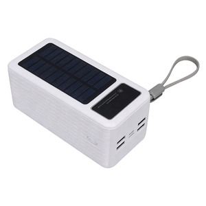 Batterie externe 3,85 V 100000 mAh 50000 mAh, batterie solaire extérieure 22,5 W, charge bidirectionnelle, lampe torche LED, powerbank ODN/OEM - Product Image 6