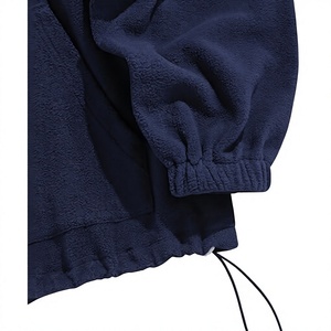 Sweat-shirt unisexe à capuche et col zippé, color block, 100 % coton, doux, chaud, coupe classique, décontracté, pour l'extérieur, séchage rapide, idéal pour l'automne - Product Image 2