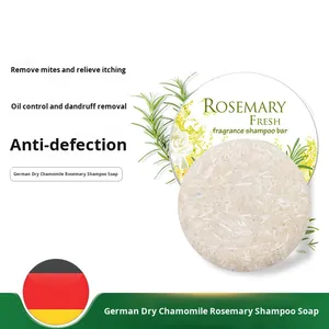 Ensemble de savon solide pour cheveux de célébrité d'Internet, huiles essentielles (Nasturtium Polygonum Multiflorum Ginseng) pour cheveux secs - Perte de cheveux - Product Image 2
