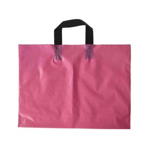 Premium HDPE <b>Plastic</b> Carry Bags Bulk <b>Tote</b> Handle Shopping Bags Letter Reusable Grocery Sacks for Retail Food Packaging - Product Image 4