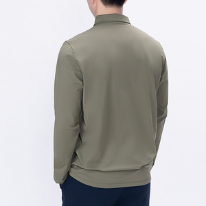 Nueva Camiseta Polo Deportiva <span class=keywords><strong>de</strong></span> <span class=keywords><strong>Manga</strong></span> <span class=keywords><strong>Larga</strong></span> <span class=keywords><strong>para</strong></span> <span class=keywords><strong>Hombre</strong></span>, Estilo Casual <span class=keywords><strong>de</strong></span> Negocios <span class=keywords><strong>para</strong></span> Primavera/Otoño, Camiseta con Cuello Alto <span class=keywords><strong>para</strong></span> <span class=keywords><strong>Hombre</strong></span> - Product Image 5