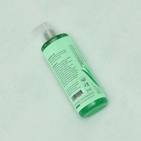 Bouteille d'étiquette cosmétique personnalisée découpe creuse autocollants imperméables transparents emballage de gel d'aloe vera étiquettes d'impression numérique pour soins de la peau