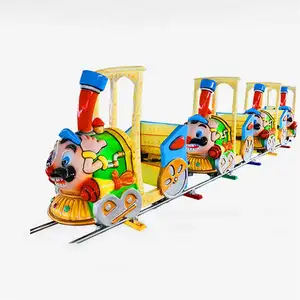 电池列车儿童游乐场游乐设备电动迷你轨道列车儿童乘坐列车