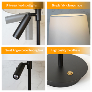 Thiết kế mới Đèn sân khấu + Đèn bàn tối giản nghiên cứu phòng ngủ cạnh giường ngủ Đèn bàn sáng tạo tối giản phòng ngủ cạnh giường ngủ Đèn tường - Product Image 4