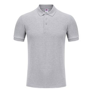 ออกแบบเสื้อโปโลพนักงานโรงแรมขนาด 6XL สีเทา พร้อมพิมพ์โลโก้แบบกำหนดเองสำหรับงานอีเว้นท์ - Product Image 1