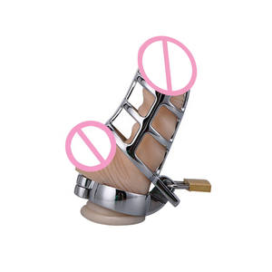 Kunci <span class=keywords><strong>Penis</strong></span> Logam Paduan Pria, Perangkat Kandang <span class=keywords><strong>Penis</strong></span> Kesucian Pria - Product Image 6