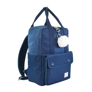 Mochila para ordenador portátil de oficina diaria de viaje impermeable de ocio de nailon de alta calidad para mujer estudiante mamá