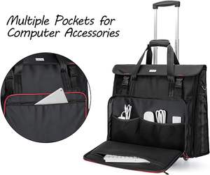 Échantillon gratuit de sacoche pour ordinateur portable moderne en toile de polyester et de nylon Oxford personnalisée, 15,6 pouces, étui de protection pour ordinateur portable - Product Image 2