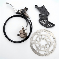 Support double étrier CNC en aluminium 6061 Surron Ultra Bee avec ensemble de frein 2Cr13 pour tuning de motocross électrique Light Bee X