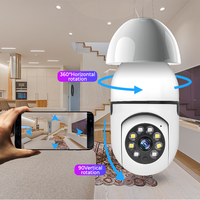 Caméra d'ampoule CCTV à 360 degrés, caméra réseau Wifi, ampoule caméra Wifi 480P, vente chaude en usine