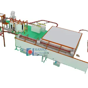 Línea de recubrimiento en polvo Hinah con PLC + pantalla táctil + sistema de alarma