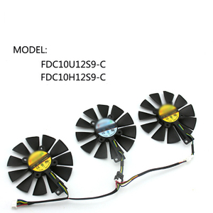 Mới 87mm FDC10U12S9-C FDC10H12S9-C Quạ<span class=keywords><strong>t</strong></span> làm má<span class=keywords><strong>t</strong></span> thay thế cho <span class=keywords><strong>GTX</strong></span> 1060 oC <span class=keywords><strong>1070</strong></span> 1080 <span class=keywords><strong>GTX</strong></span> 1080Ti RX 480 card đồ họa Fan - Product Image 2