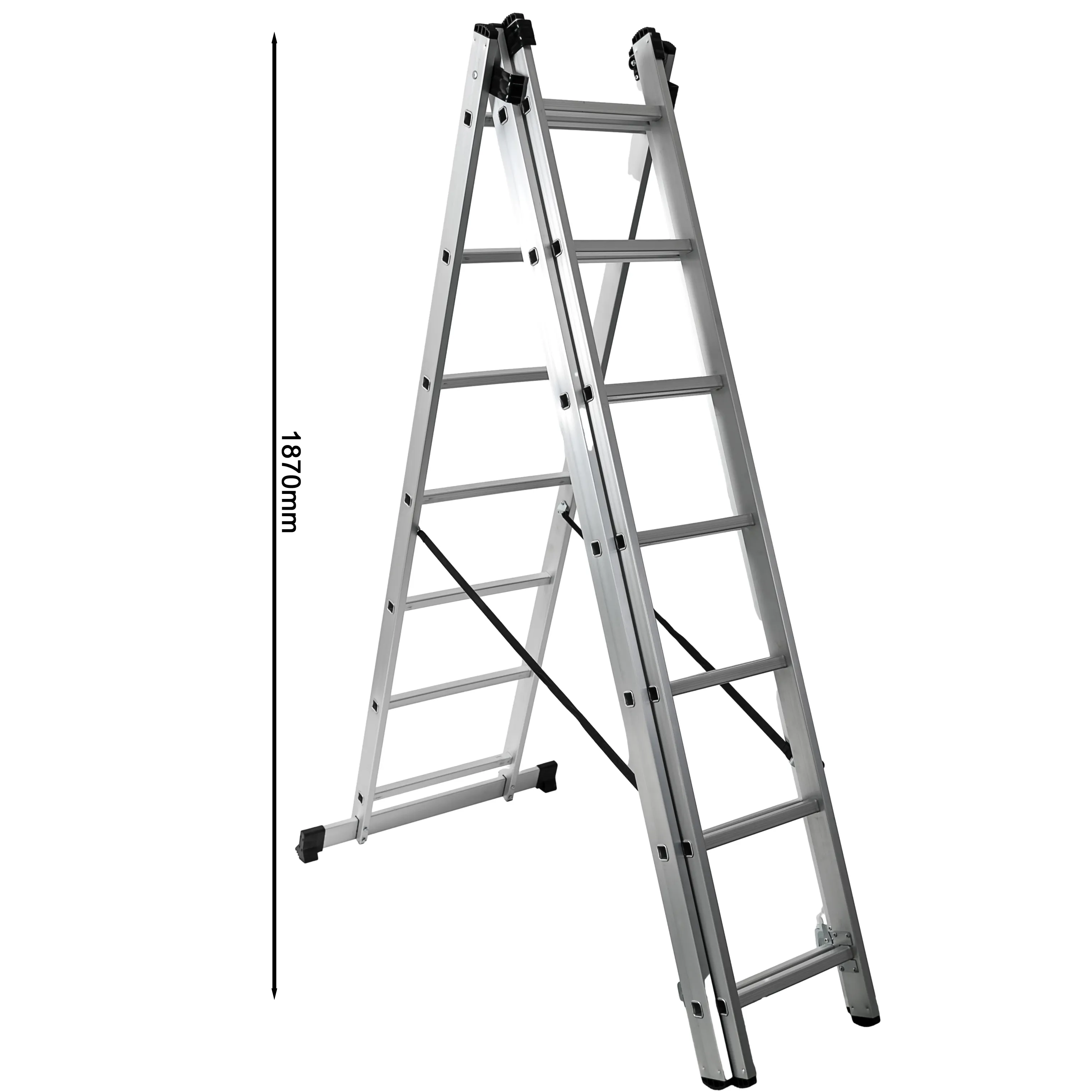 Double sided telescopic ladder Construction aluminium used ladders for sale