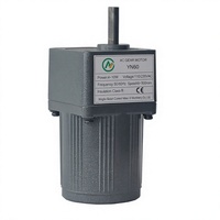 Moteur asynchrone monophasé réversible Yn60 220V avec micro-réducteur à montage sur bride pour poêle à granulés