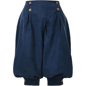 Disfraz <span class=keywords><strong>de</strong></span> <span class=keywords><strong>Campesina</strong></span> Jinete, Pantalones Bombachos Medievales para Mujer, Pantalones Pirata, Disfraz <span class=keywords><strong>de</strong></span> Cosplay Vikingo Renacentista - Product Image 4